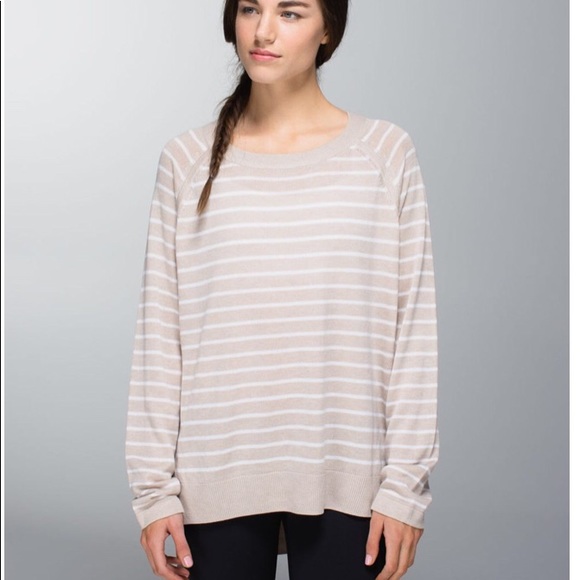 lululemon athletica Sweaters - Lululemon Shavasana Sweater, Cream, Size Medium